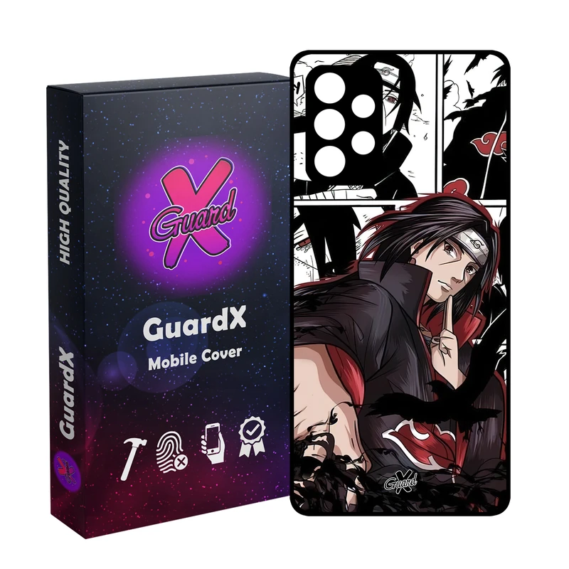 کاور گارد ایکس طرح Itachi Anime مدل Glass10550 مناسب برای گوشی موبایل سامسونگ Galaxy A32 4G