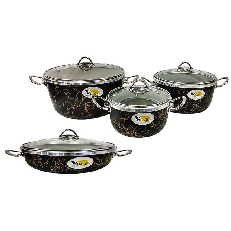 سرویس پخت و پز 8 پارچه ویدارو مدل مونیکا ماربل