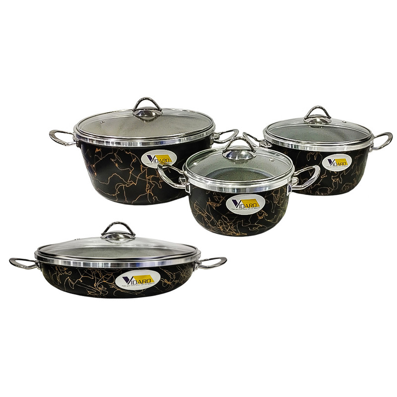 سرویس پخت و پز 8 پارچه ویدارو مدل مونیکا ماربل