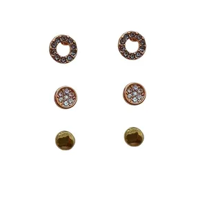 گوشواره زنانه مدل SMR 0180 مجموعه 3 عددی