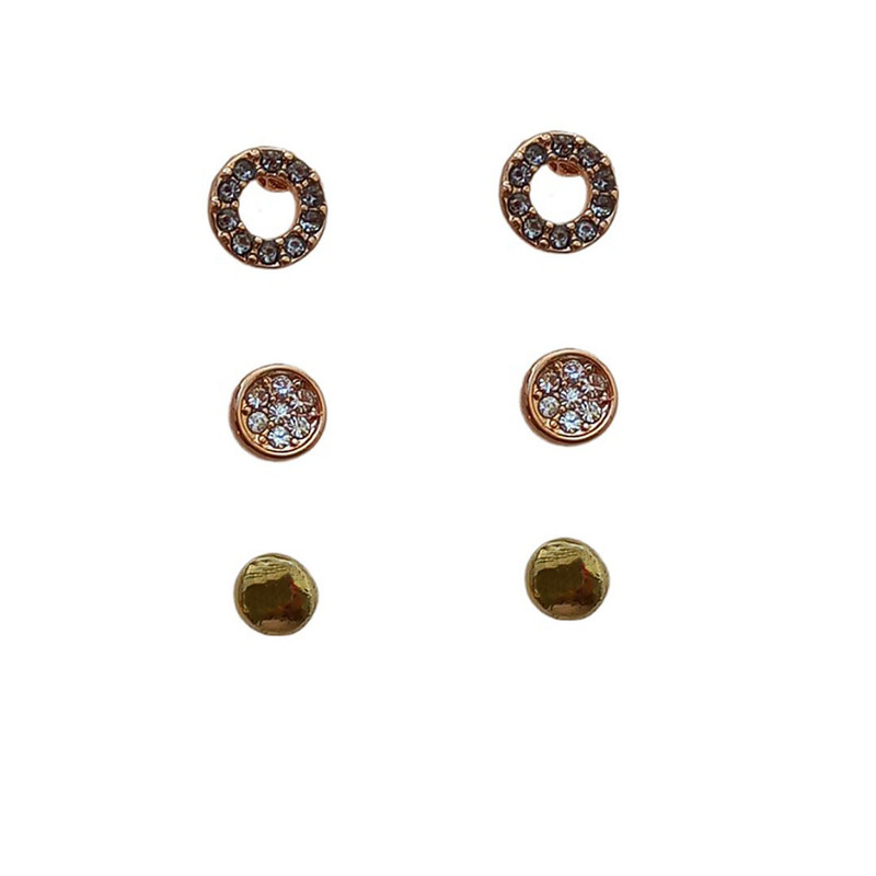 گوشواره زنانه مدل SMR 0180 مجموعه 3 عددی