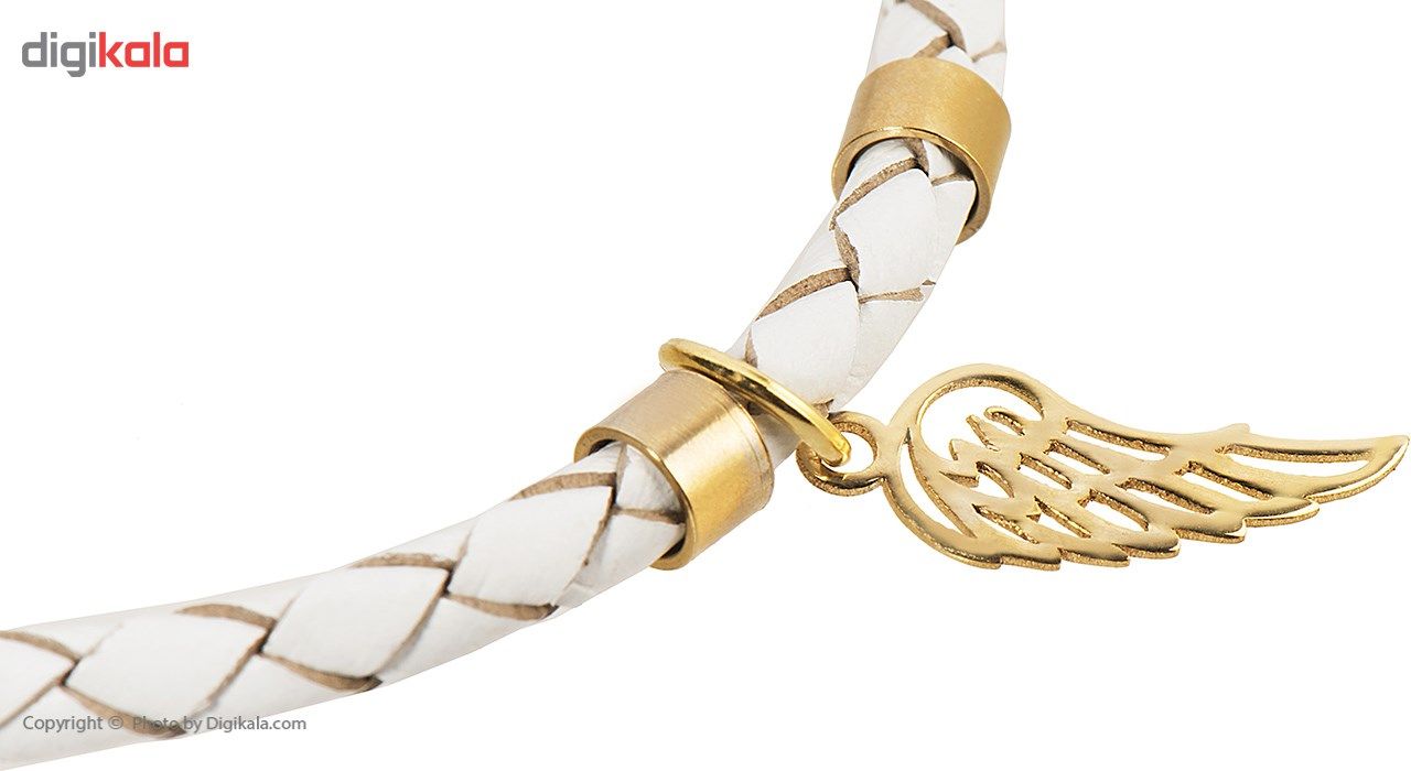 دستبند طلا 18 عیار زنانه رزا مدل BW113 -  - 4