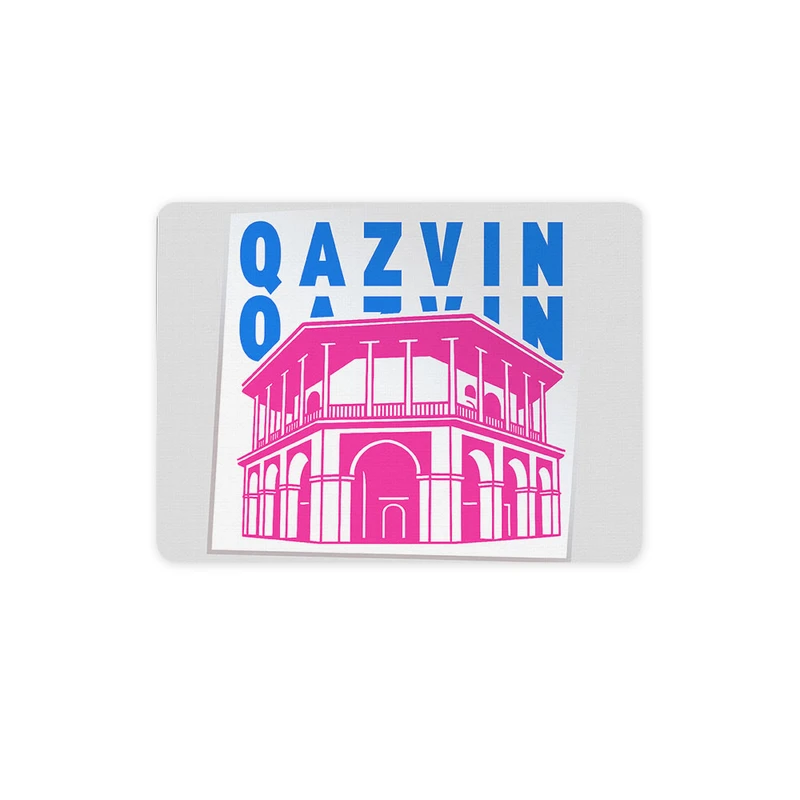 ماوس پد ترمه طراحان ایده مدل نماد کاخ چهلستون قزوین کد map0103 سایز 19*28 سانتی متر