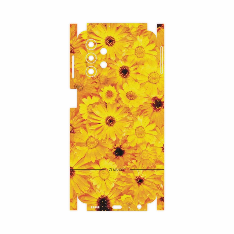 برچسب پوششی ماهوت مدل Yellow-Flower-FullSkin مناسب برای گوشی موبایل سامسونگ Galaxy A32 5G
