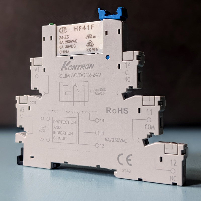رله اسلیم پی‌ال‌سی کنترون مدل HF41F