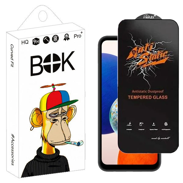 محافظ صفحه نمایش بوک مدل Antistatic Glavers مناسب برای گوشی موبایل سامسونگ galaxy A14