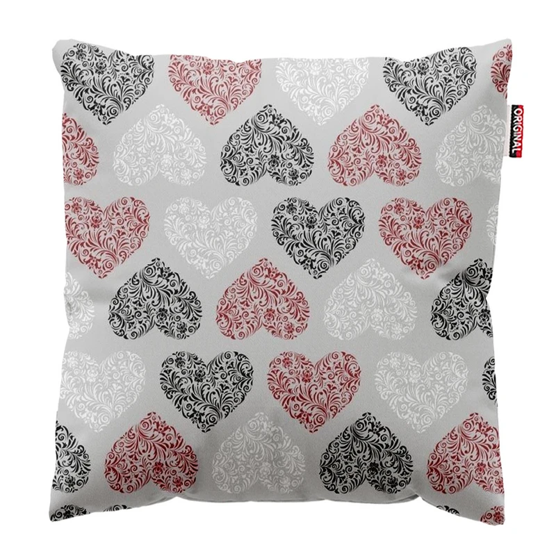  کوسن پاد آفرین طرح قلب کد 5159 سایز 30*30 سانتی متر 