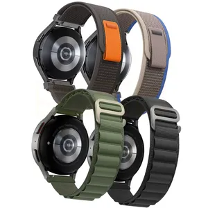 بند اسپریگ مدل Eco-Alpine-Trail مناسب برای ساعت هوشمند سامسونگ Galaxy Watch 4/5/6/7/FE سایز 40/43/44/46/47 میلی متری مجموعه 4 عددی