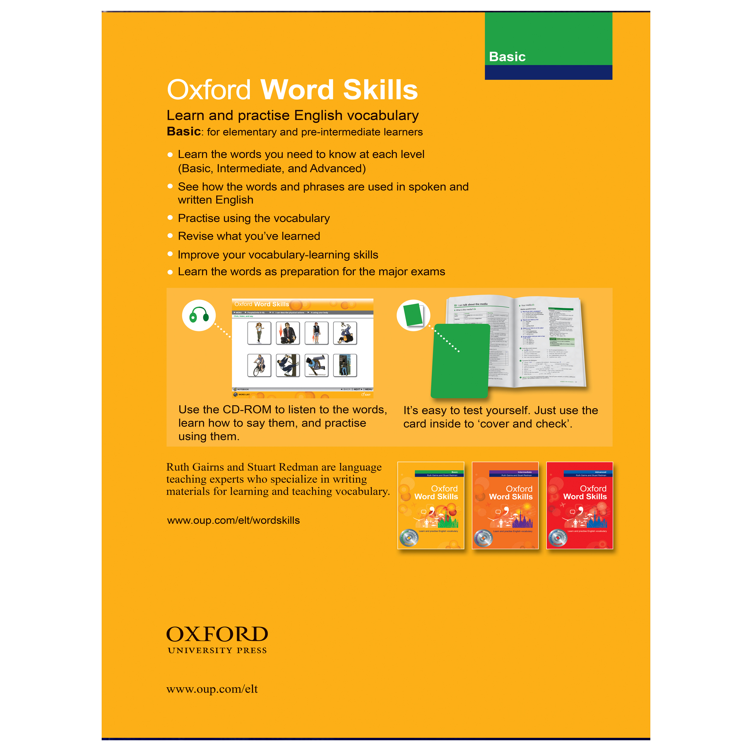 قیمت و خرید کتاب Oxford word skills Basic اثر Ruth Gairns and Stuart Redman  انتشارات هدف نوین