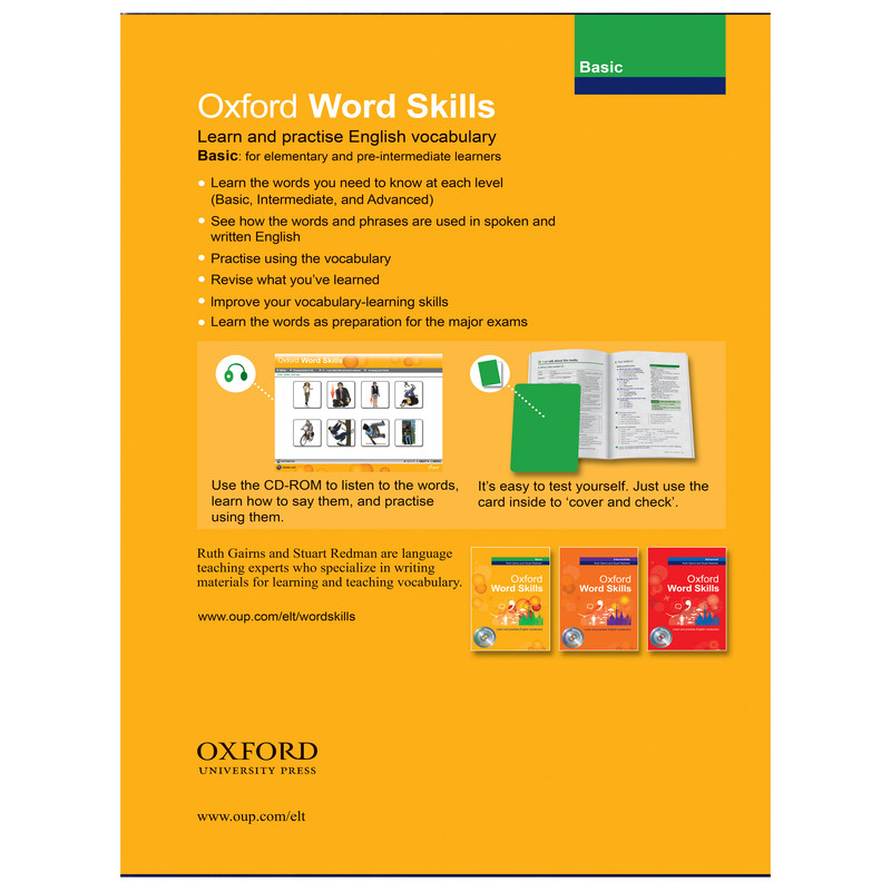 کتاب Oxford word skills Basic اثر Ruth Gairns and Stuart Redman انتشارات هدف نوین