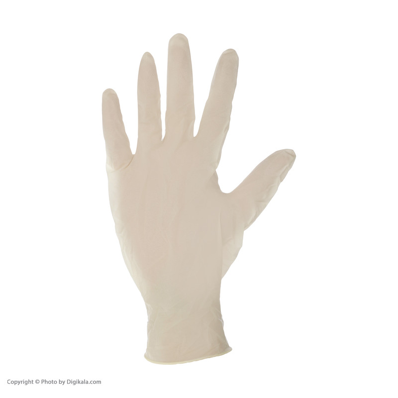 دستکش لاتکس اپی‌پرفکت مدل پریمیوم سایز لارج بسته 100 عددی