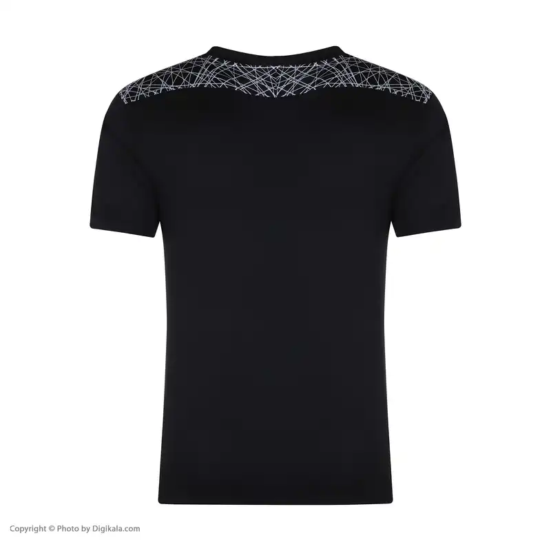 ست 3 تکه لباس ورزشی مردانه مکرون مدل چندا رنگ مشکی