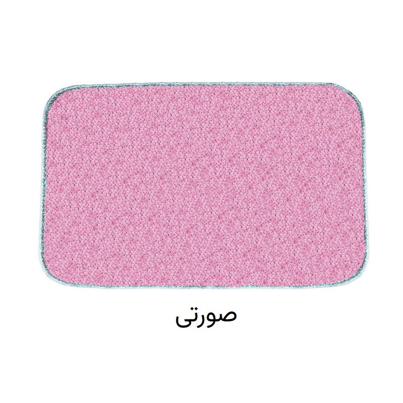 پادری مخمل مدل مای هوم طرح سوزنی سایز 80x50 سانتی متر