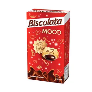 بیسکویت بیسکولاتا با مغز شکلات - 40 گرم