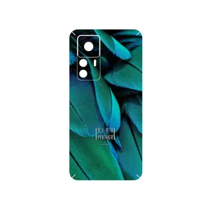 MAHOOT Green Feather Cover Sticker for Xiaomi 12T Pro