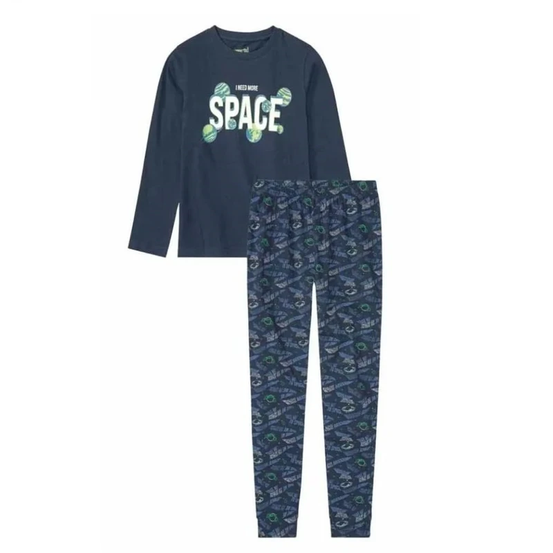 ست تی‌شرت آستین بلند و شلوار راحتی دخترانه پیپرتس مدل more space