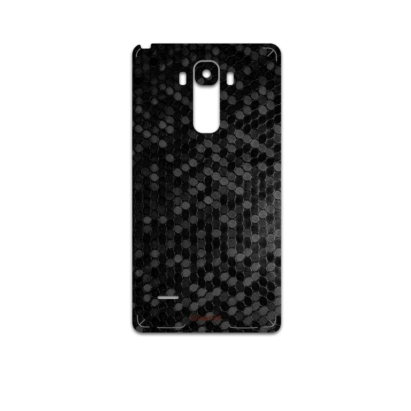 برچسب پوششی ماهوت مدل Honey-Comb-Circle مناسب برای گوشی موبایل ال جی G4 Stylus