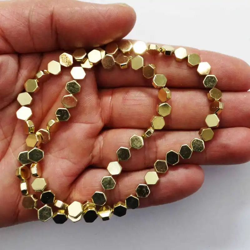 مهره دستبند مدل حدید شش ضلعی کد MO-1020 مجموعه 40 عددی