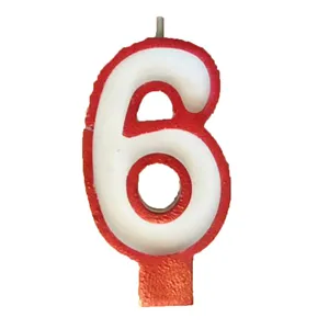شمع تولد مدل عدد 6