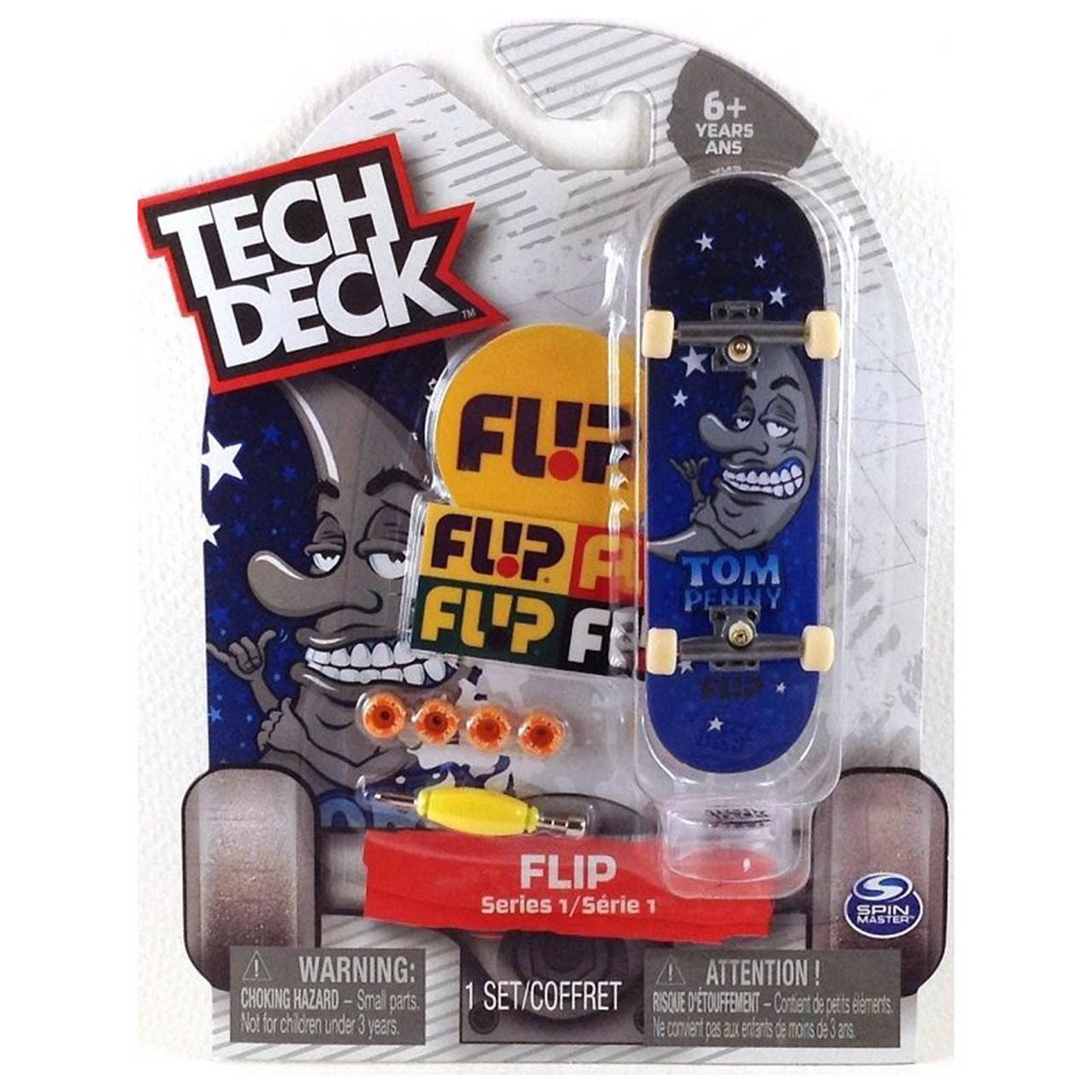 اسکیت بورد اسباب بازی اسپین مستر مدل Tech Deck Flip Series-1