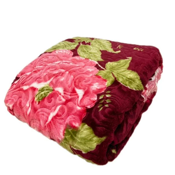 پتو 1 نفر گلبافت کد 130 سایز 220x160 سانتی‌متر