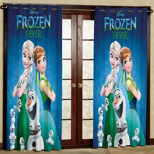پرده مدل السا و آنا مخمل پانچی کد 1253R سایز 140x280 سانتی متر