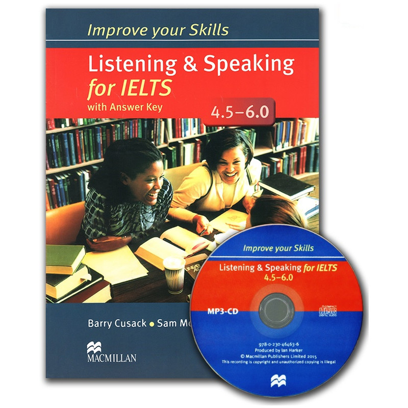 کتاب Improve your skills listening and speaking for IELTS اثر جمعی از نویسندگان انتشارات Macmillan دو جلدی