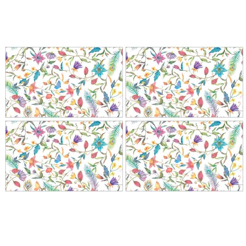 زیربشقابی مدل گلدار ریز کد F3ZI1056 مجموعه 4عددی