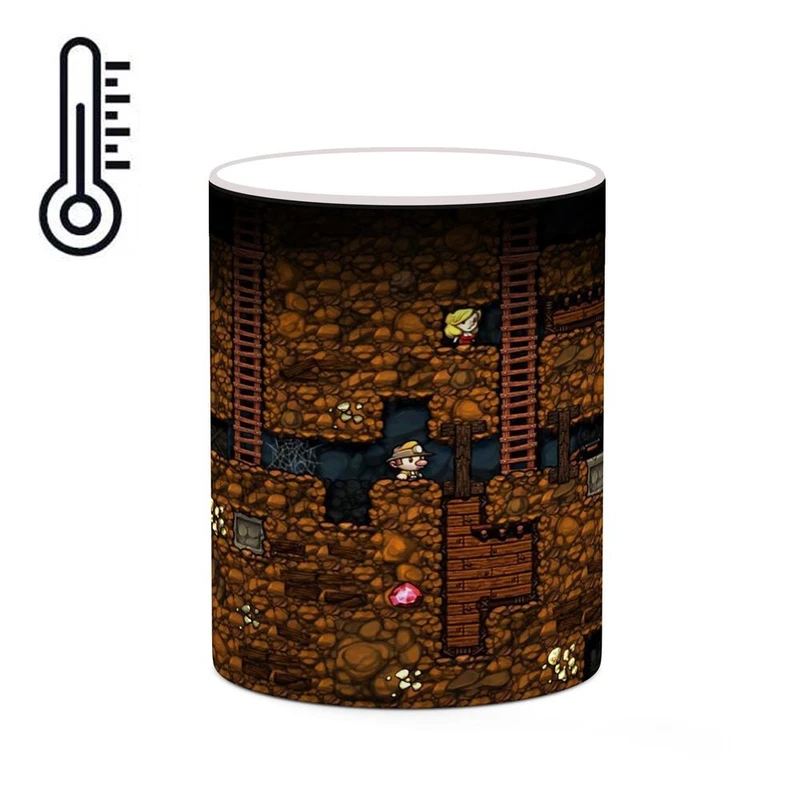 ماگ حرارتی کاکتی مدل بازی Spelunky کد mgh30296