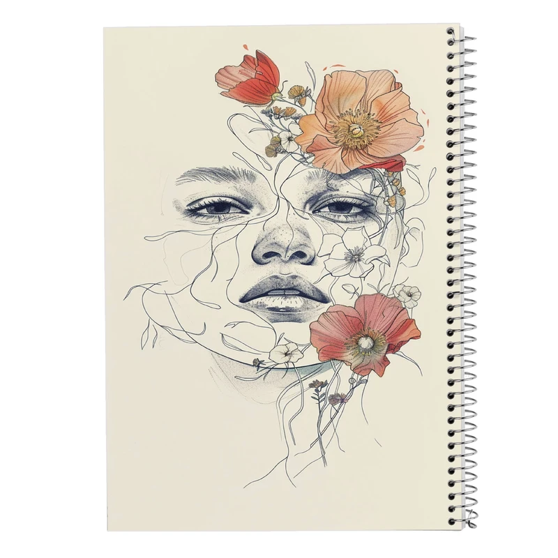 دفتر مشق 50 برگ مدوپد مدل نقاشی آدم کد DF15691