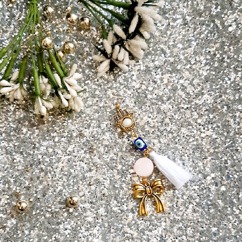 گل سینه دخترانه مدل چشم نظر کد 1557 گل سینه دخترانه مدل چشم نظر کد 1557