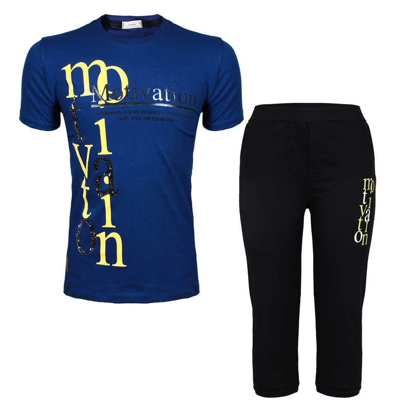 ست تی شرت و شلوارک پسرانه مدل Motiv