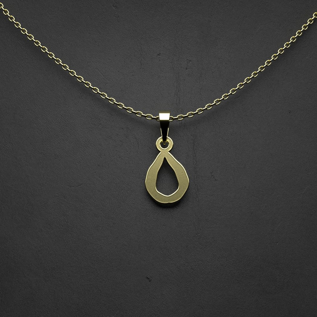 گردنبند طلا 18 عیار زنانه مدوپد مدل هندسی کد BB2-1-1167 -  - 2