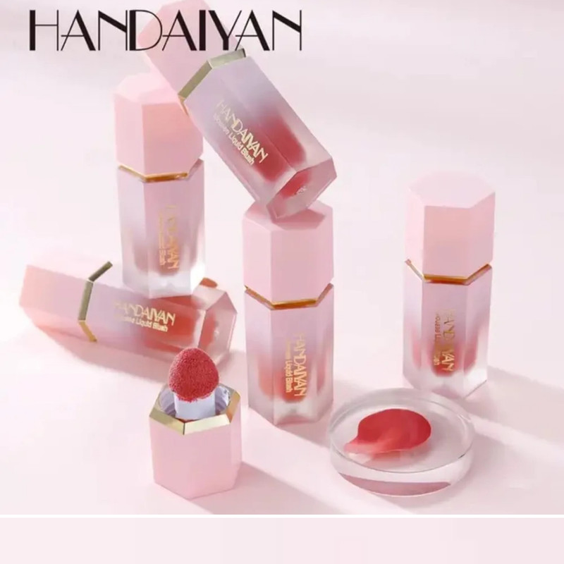 رژگونه هندیان مدل Liquid Blush Mousse کد A بسته 4 عددی وزن 7 گرم