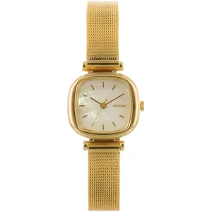 ساعت مچی عقربه‌ ای زنانه کومونو مدل Moneypenny Royale Gold White