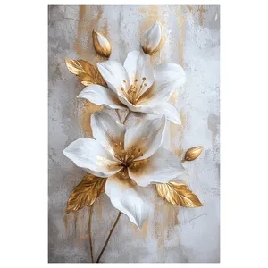 فرش پارچه‌ای مدل فرشینه طرح گل کد AR3059770