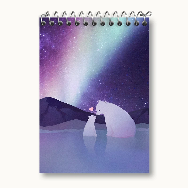 دفتر یادداشت 50 برگ خندالو طرح خرس قطبی کد N4707