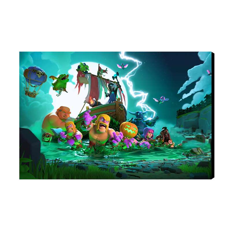 تابلو شاسی طرح کلش اف کلنز مدل As839 تابلو شاسی طرح کلش اف کلنز مدل As839