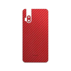 MAHOOT Red-Fiber Cover Sticker for motorola One Hyper