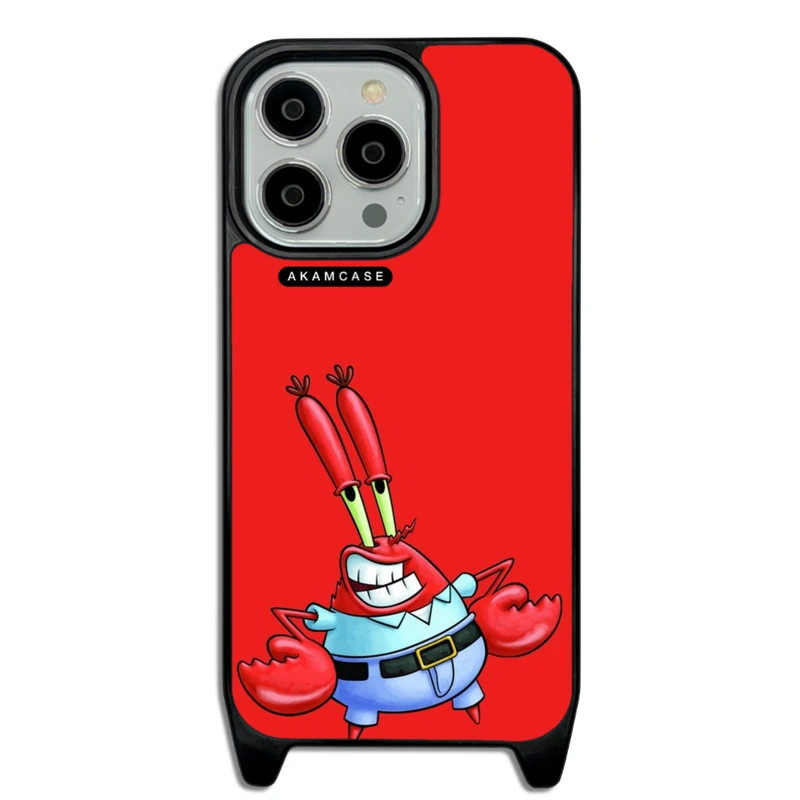 کاور آکام مدل AMC-WLA13PRO-SPONGE BOB15 مناسب برای گوشی موبایل اپل iPhone 13 Pro