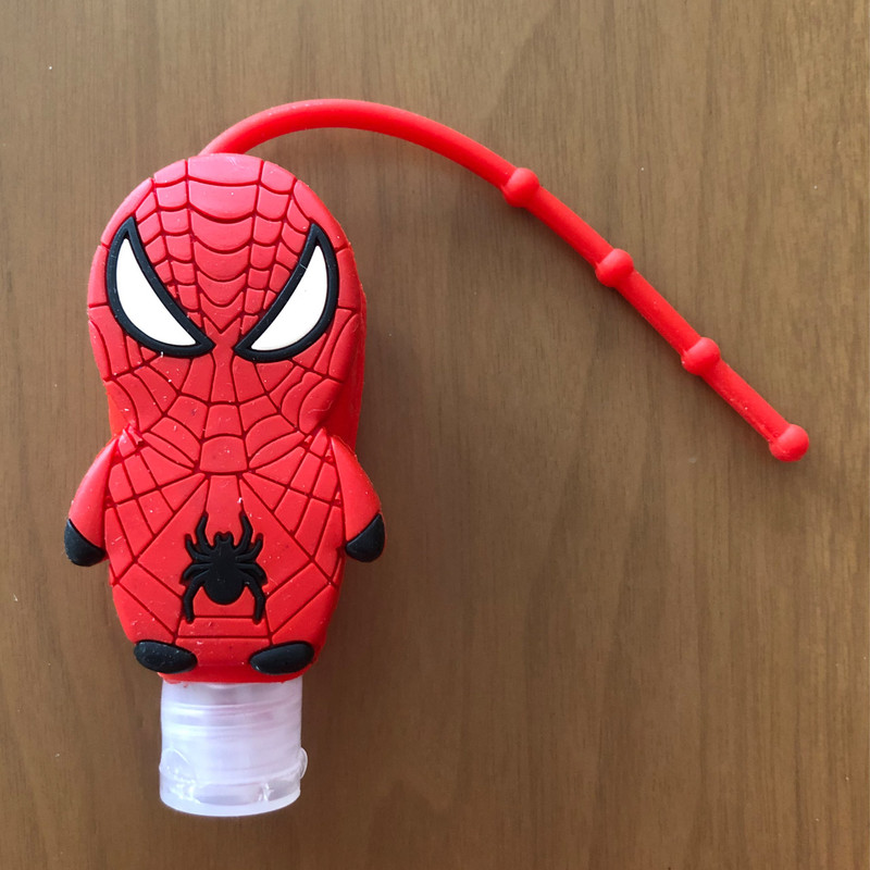 محفظه نگهداری ژل ضد عفونی کننده دست طرح مرد عنکبوتی کد SH-792