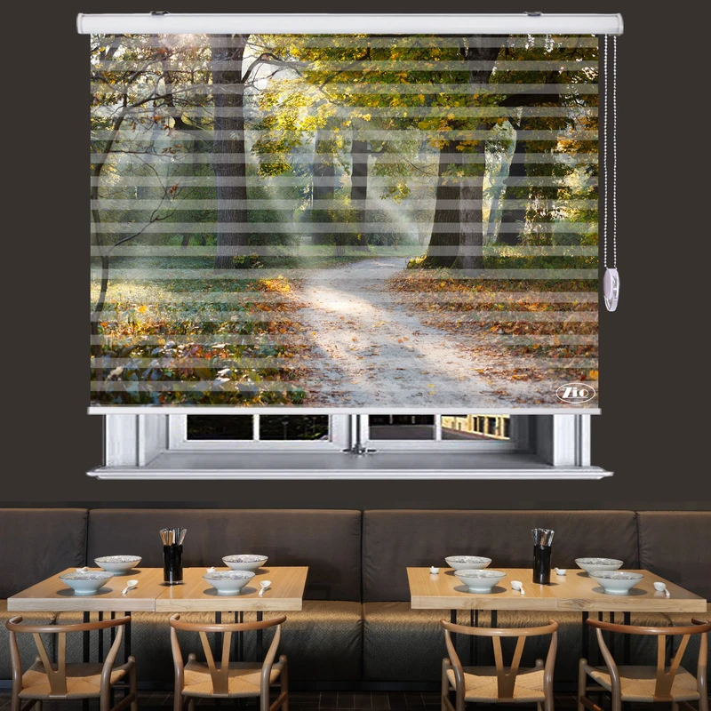  پرده زبرا زیو مدل L5023 سایز 100x280 سانتی متر