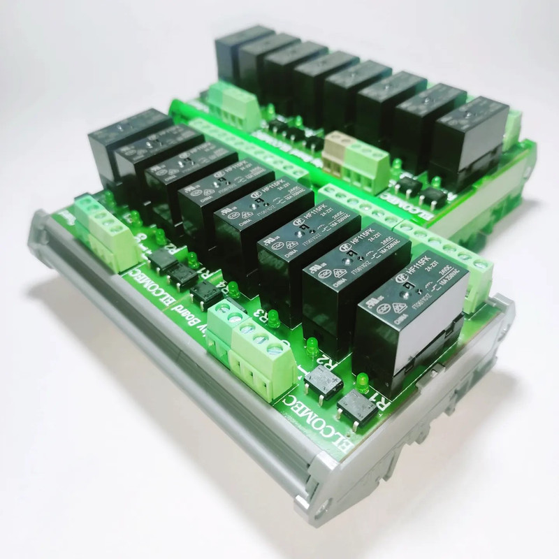 کارت رله 8 کانال اِلکامِک مدل E-RB-HTN8