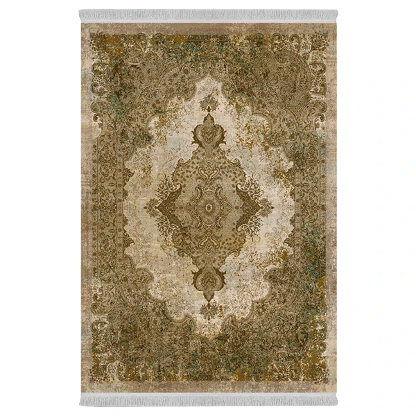 فرش پارچه‌ای دفه مدل فرشینه طرح مدرن کد 958