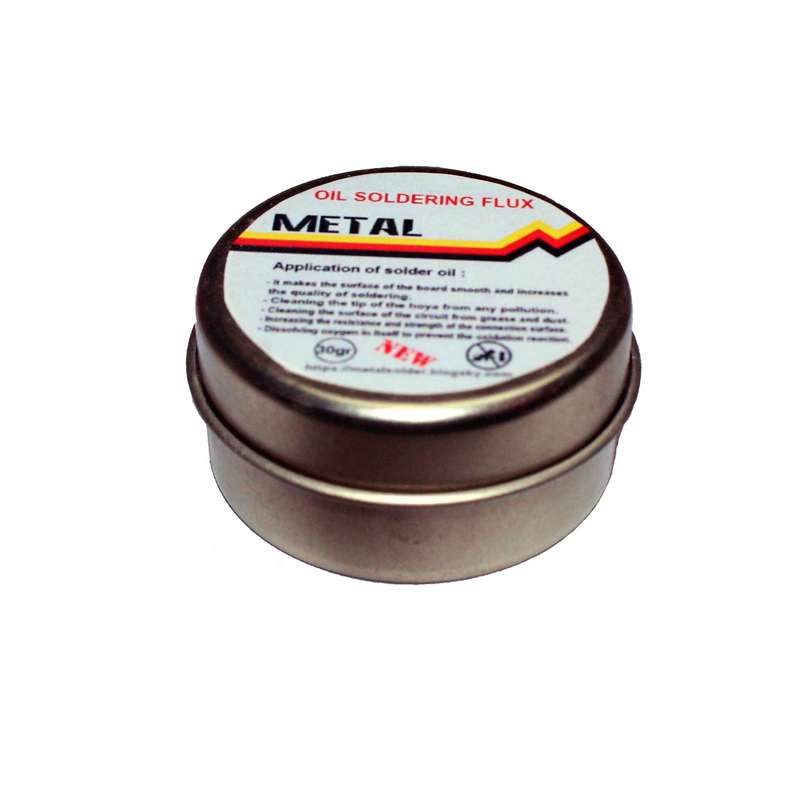 روغن لحيم متال مدل silver وزن 30 گرم روغن لحيم متال مدل silver وزن 30 گرم