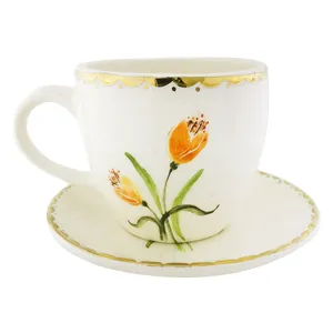 فنجان و نعلبکی طرح گل مدل 15572