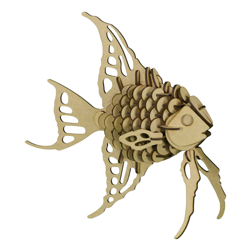 ساختنی مدل سه بعدی طرح ماهی کد M18