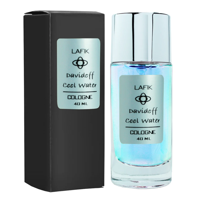 ادو پرفیوم مردانه لافیک مدل دیویدوف کول واتر با رایحه خنک و تند حجم 40 میلی لیتر