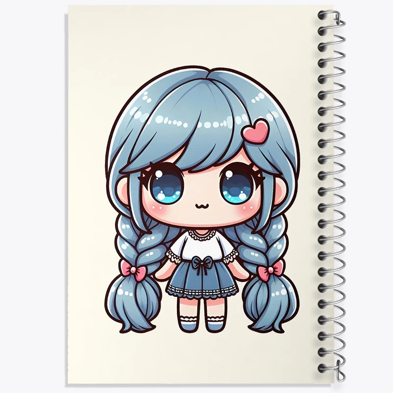 دفتر مشق 100 برگ خندالو طرح دخترانه کد N5037