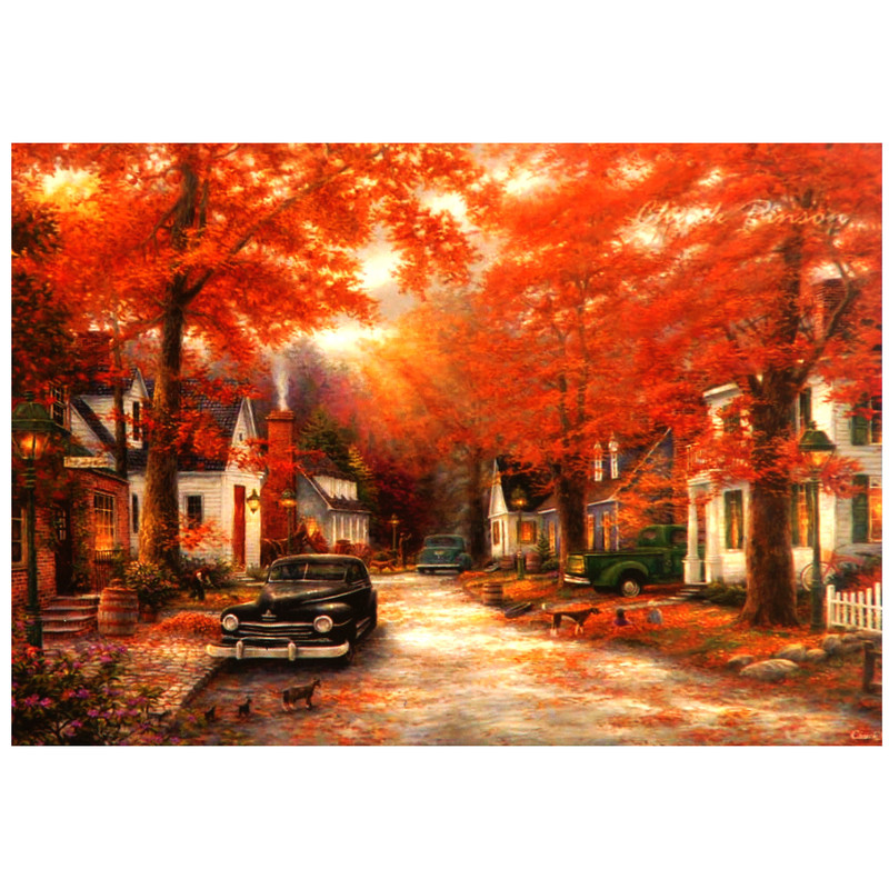 پازل 600 تکه ایران طرح پاییزی